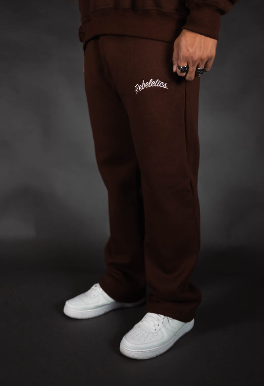 RBL Straight Leg Sweatpants - Brown