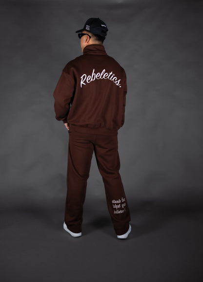 RBL Quarter Zip Pullover - Brown