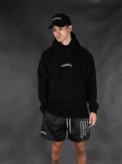 REBELETICS OG LOGO HOODIE - BLACK