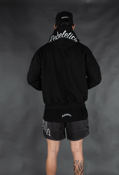 REBELETICS OG LOGO HOODIE - BLACK