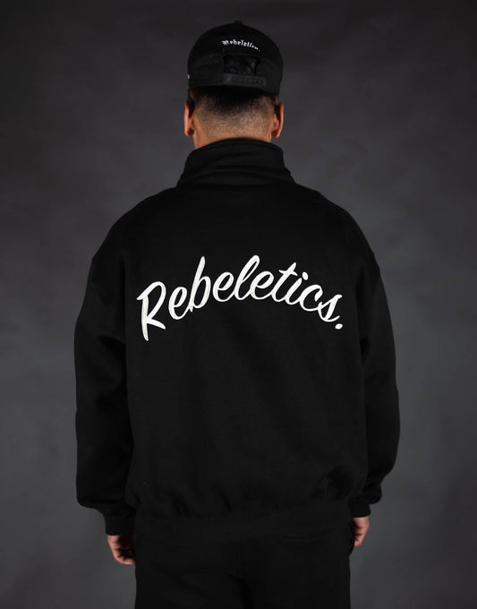 RBL Quarter Zip Pullover - Black