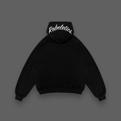 REBELETICS OG LOGO HOODIE - BLACK