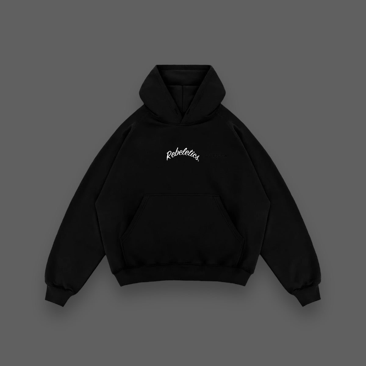 REBELETICS OG LOGO HOODIE - BLACK