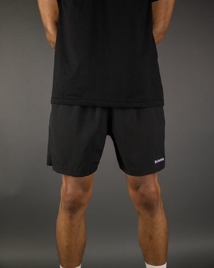 MENS REBELETICS SHORTS - BLACK