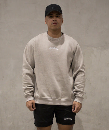 MENS CREWNECK - TAN