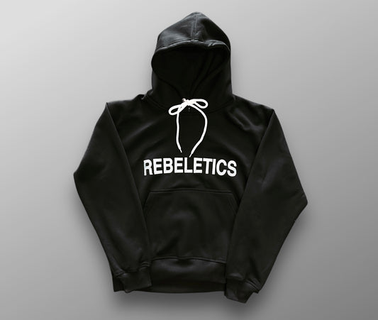 REBELETICS " RBL ATHL " HOODIE - BLACK