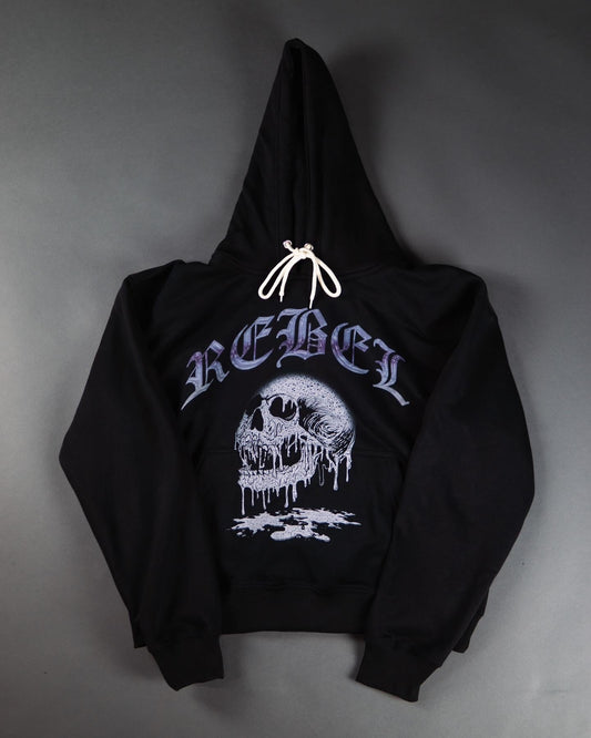 REBELETICS " DRIP " HOODIE - BLACK