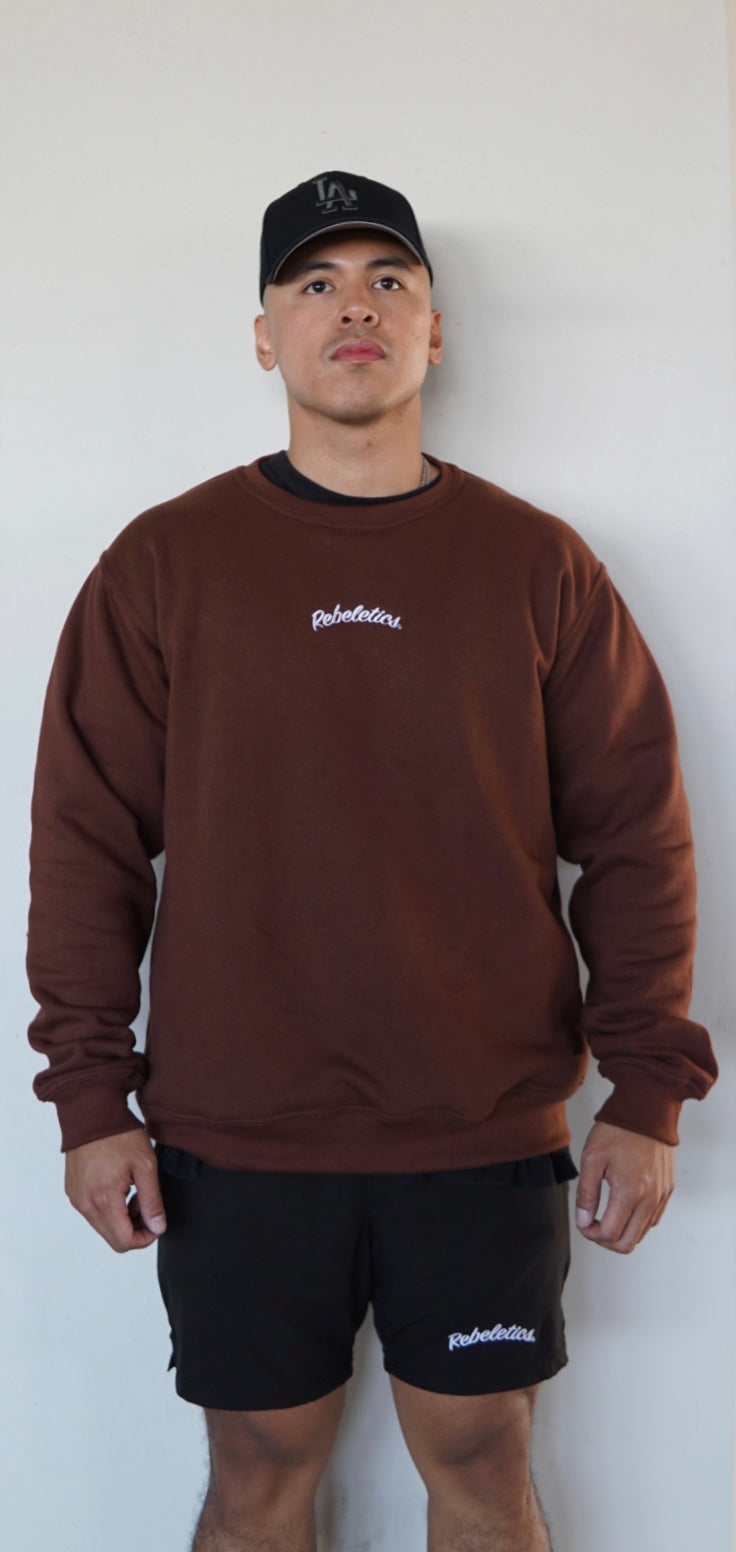 MENS CREWNECK - BROWN